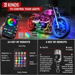 Hovano 8PCS RGB LED Light Kit for ATVs