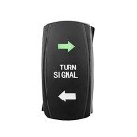 Green LED Turn Signal Rocker Switch for ATV/UTV