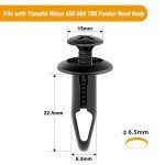 100PCS ATV Bumper Rivet Clips for Yamaha