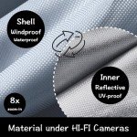 Heavy Duty Waterproof ATV Cover - Reversible Grey/Silver