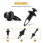 100PCS ATV Bumper Rivet Clips for Yamaha