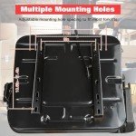 Adjustable Forklift and Tractor Seat with Armrests
