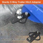 3-Way Hitch Adapter for ATV and Lawn Equipment