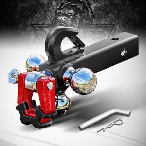 5-in-1 Trailer Hitch with Rotatable Tow Shackle