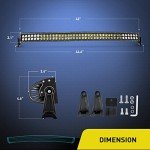 Nilight 42" Curved 240W LED Light Bar Kit