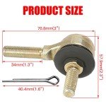 Left & Right Tie Rod Ball Joint for ATVs