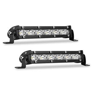 Ultra-Slim 7" LED Light Bar Pods - 2-Pack