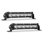 Ultra-Slim 7" LED Light Bar Pods - 2-Pack