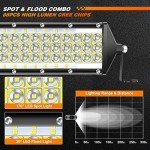 Zmoon 12-Inch 264W LED Light Bar for ATVs