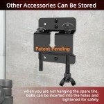 Spare Tire Wall Mount Bracket for Trailers