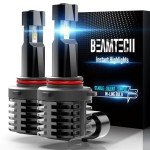 BEAMTECH 9012 HIR2 Fog Light Bulbs - 6500K