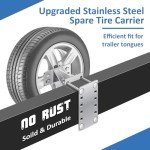GADFISH Stainless Steel Spare Tire Carrier Bracket