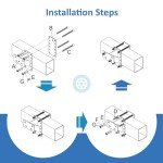 GADFISH Stainless Steel Spare Tire Carrier Bracket