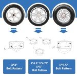 GADFISH Stainless Steel Spare Tire Carrier Bracket