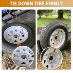 Side Mount Spare Tire Carrier for Trailers