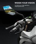 KEMIMOTO Universal Convex Handlebar Mirrors for ATV