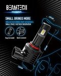 BEAMTECH 9012 HIR2 Fog Light Bulbs - 6500K