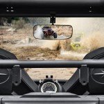 RZR Rear View Mirror for 1.75"-2" Roll Bar