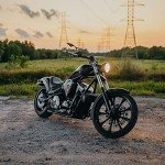 Black Dual Size Rear View Side Mirrors for Bikes