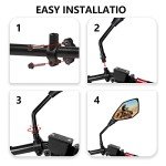 Universal ATV Rearview Mirror for 7/8" Handlebars