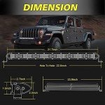 22-Inch Slim LED Light Bar for Offroad Vehicles