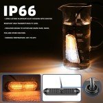 8-Pcs LED Emergency Strobe Grille Lights Set
