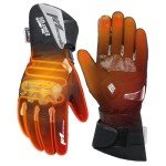 KEMIMOTO Heated Motorcycle Gloves with Battery - XL Black