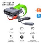 24V Portable Car Heater and Defroster Fan