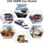24V Portable Car Heater and Defroster Fan