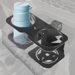 StarknightMT RZR Cup Holder, RZR Passenger Grab Handle Drink Cup Holder Aluminum Fits 18-40oz Cups for RZR 1000 XP 14-23/ RZR 900 14-20/ RZR 800 12-14/ XP Turbo 16-21 RZR Accessories