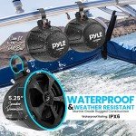 Pyle 5.25" Water Resistant Speaker with Bluetooth