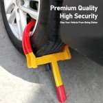 Heavy Duty Adjustable Trailer Wheel Lock Clamp