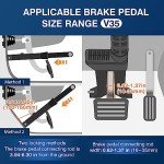 Universal Brake Pedal Lock with Escape Hammer