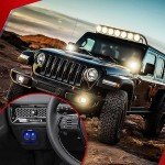 Nilight 16AWG LED Light Bar Wiring Harness Kit