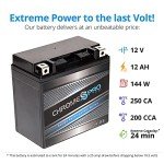Chrome Pro YTX14-BS Rechargeable ATV Battery