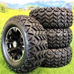23x10.50-12 ATW-045 Tires & 12x6 Black Wheels
