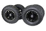 23x10.50-12 ATW-045 Tires & 12x6 Black Wheels
