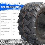 Pair of All-Terrain ATV UTV Tires 25x10-12