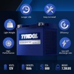 TYKOOL 12V 18Ah Lithium Powersports Battery