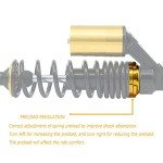 Universal 320mm Rear Air Shocks for ATVs