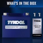 TYKOOL 12V 18Ah Lithium Powersports Battery
