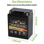 Weize High Performance Sealed Motorcycle Battery