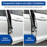 16.5FT Universal Car Door Edge Protectors - Black