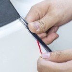 Universal Chrome & Black Door Edge Guards - 16FT