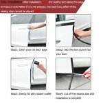32Ft Universal Rubber Door Edge Guards - Black