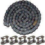 HIAORS 428 Drive Chain with 5 Master Links