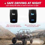 KEMIMOTO Universal UTV ATV Loud Horn Kit