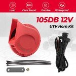 KEMIMOTO Universal UTV ATV Loud Horn Kit