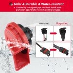 KEMIMOTO Universal UTV ATV Loud Horn Kit