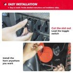 KEMIMOTO Universal UTV ATV Loud Horn Kit